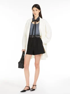 Top in lana a costine