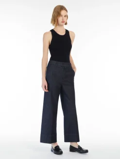 Top in maglia a costine