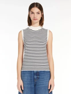 Top in viscosa stretch