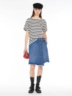 T-shirt in cotone con logo