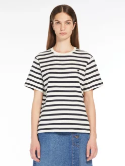 T-shirt in cotone con logo