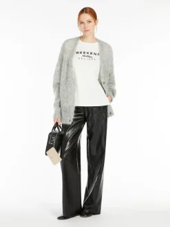 T-shirt in jersey con stampa