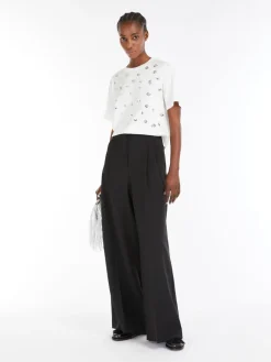 T-shirt in jersey con stampa