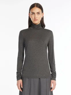 T-shirt in jersey di viscosa